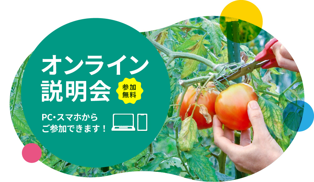 家で視聴できる！オンライン説明会